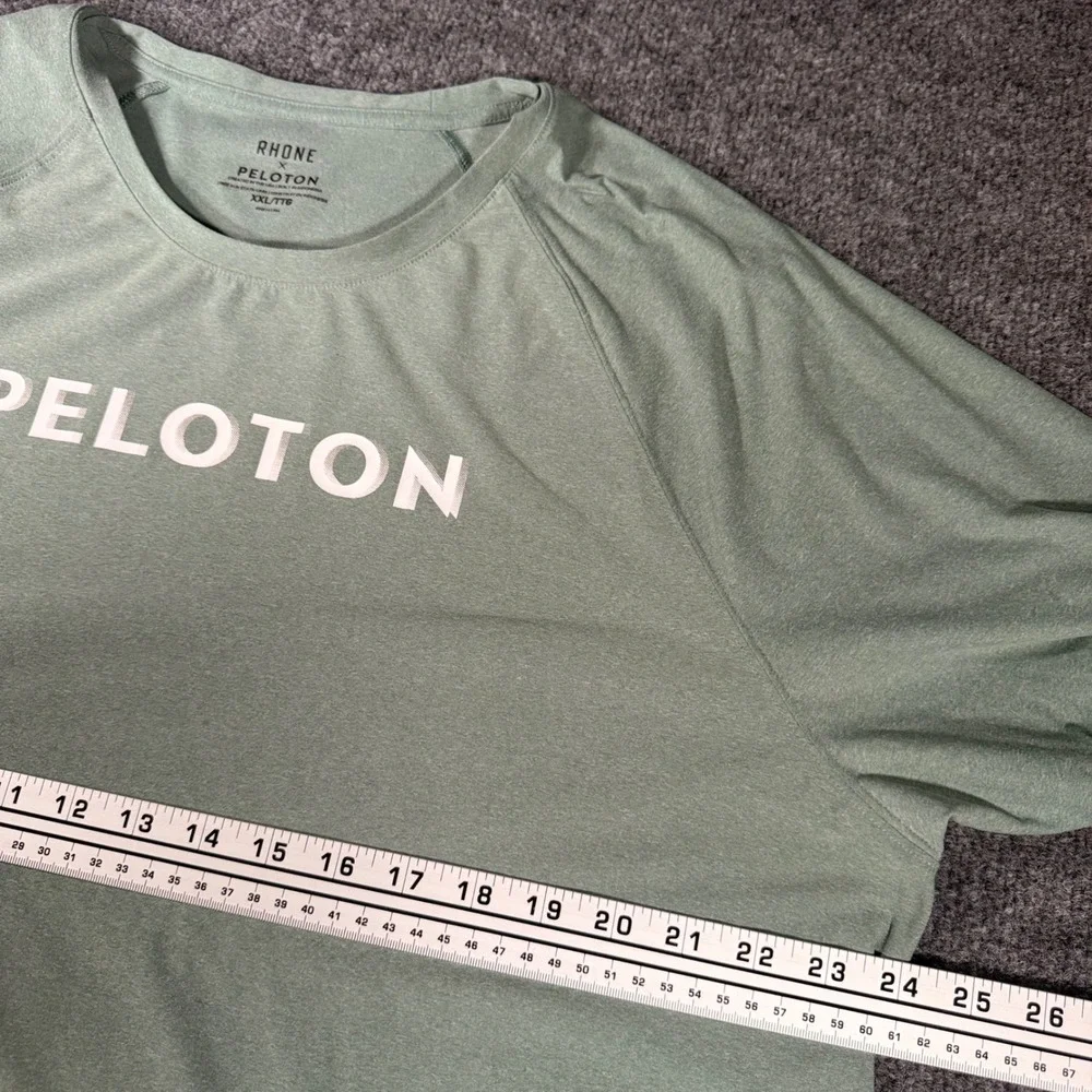 Rhone x Peloton Mens T-Shirt Bundle of 2 workout Gym Training XL Green